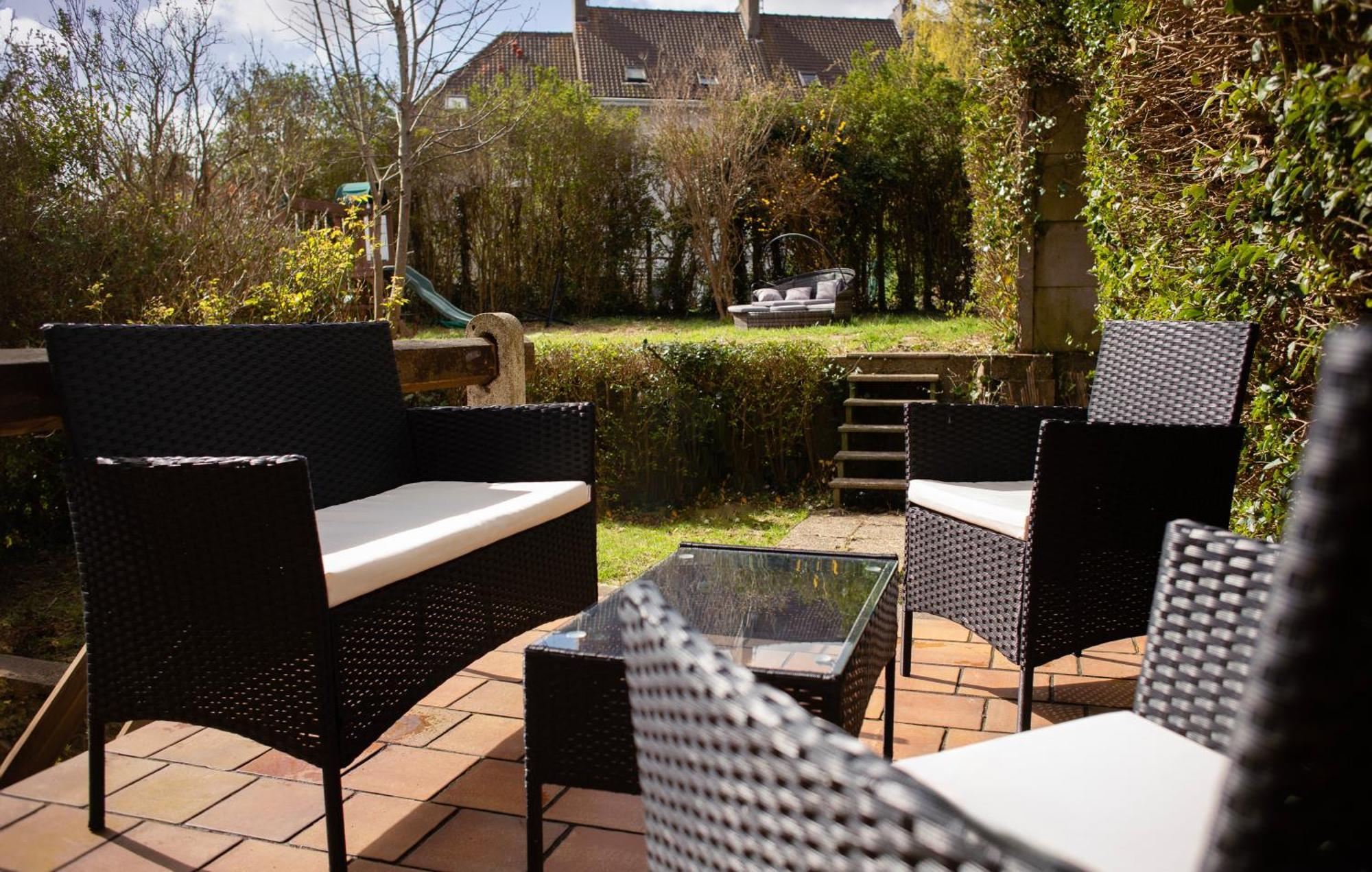 Spa , Jardin 250M2 Et Appartement Cosy De 60 M2 Au Centre Boulogne-sur-Mer Kültér fotó